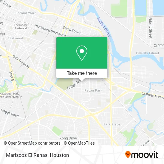Mariscos El Ranas map