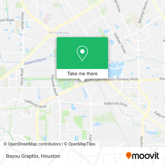 Bayou Graphix map