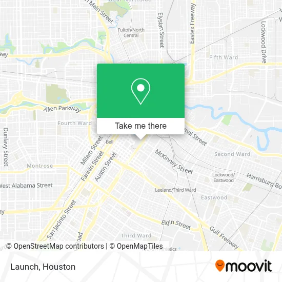 Launch map