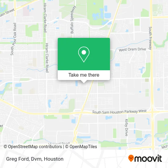 Greg Ford, Dvm map