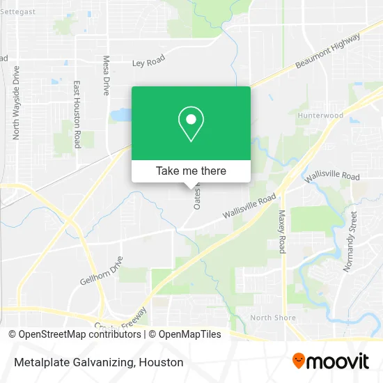 Metalplate Galvanizing map