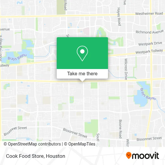 Cook Food Store map