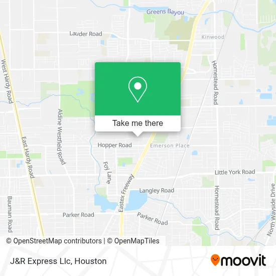 J&R Express Llc map