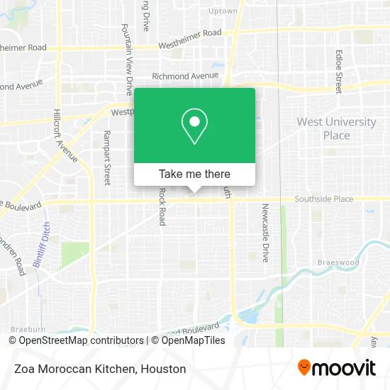 Zoa Moroccan Kitchen map