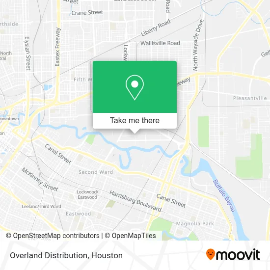 Overland Distribution map