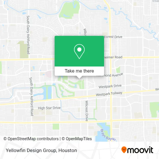Yellowfin Design Group map