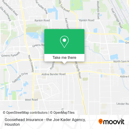 Goosehead Insurance - the Joe Kader Agency map