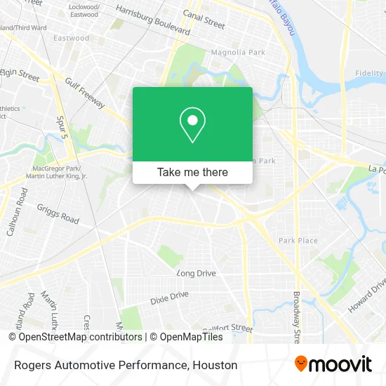 Rogers Automotive Performance map
