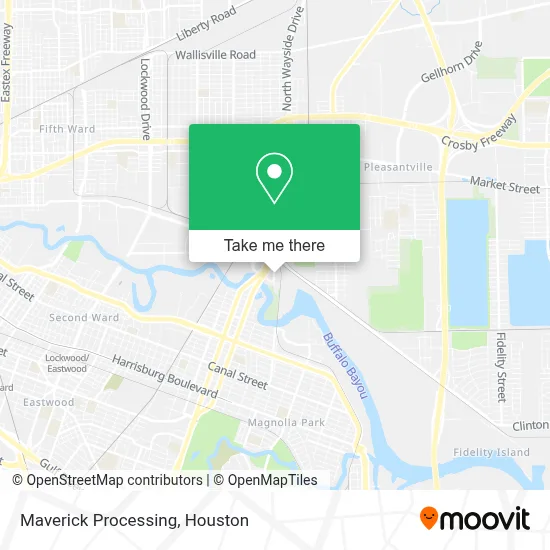 Maverick Processing map