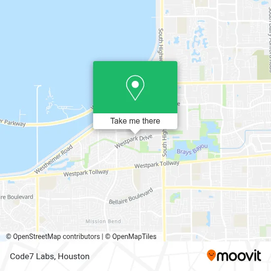 Code7 Labs map