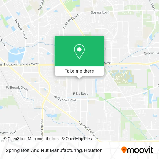 Spring Bolt And Nut Manufacturing map