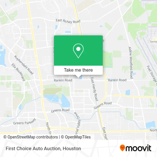 First Choice Auto Auction map