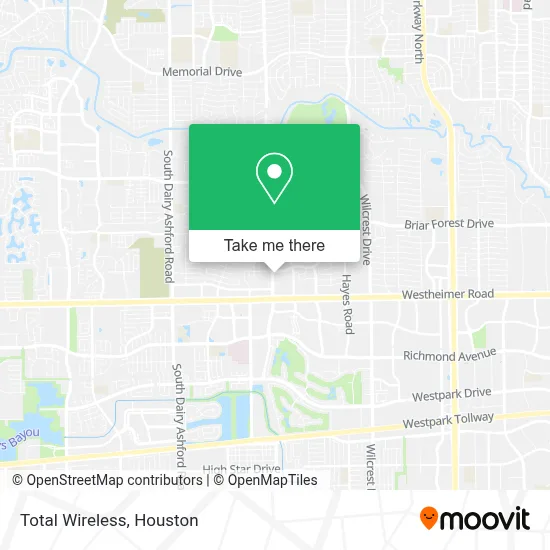 Total Wireless map