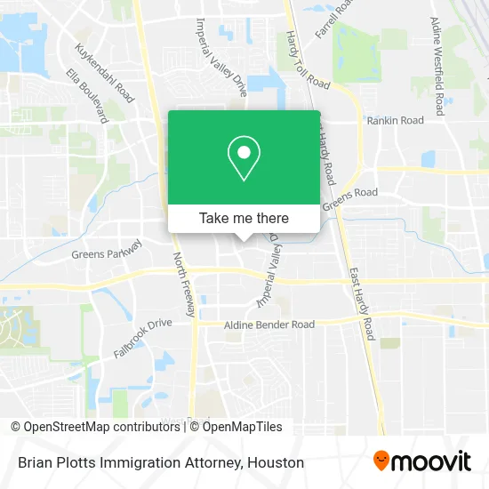 Brian Plotts Immigration Attorney map