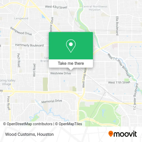 Wood Customs map