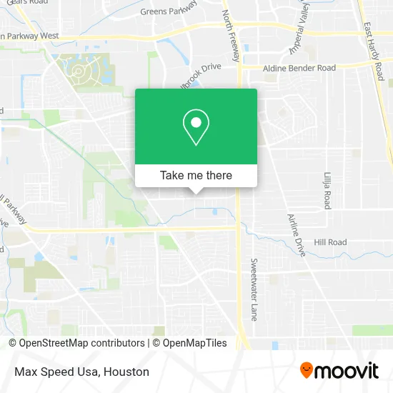 Max Speed Usa map