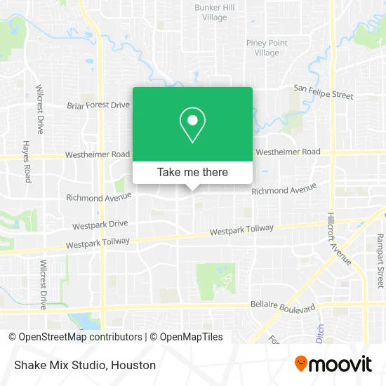 Shake Mix Studio map