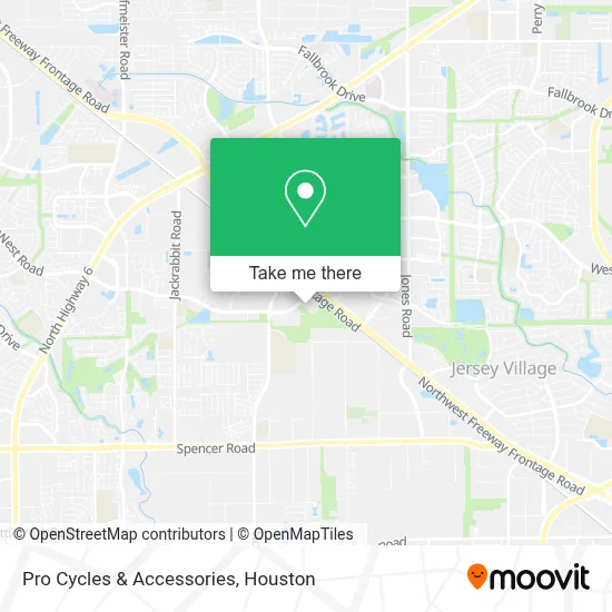 Pro Cycles & Accessories map