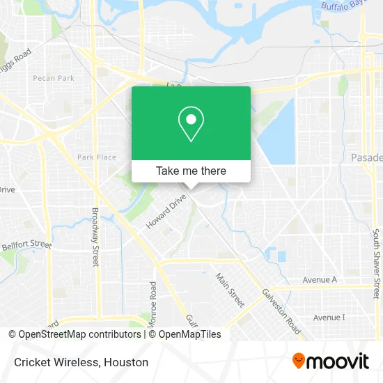 Cricket Wireless map