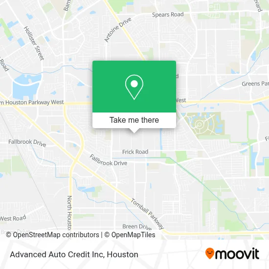 Advanced Auto Credit Inc map
