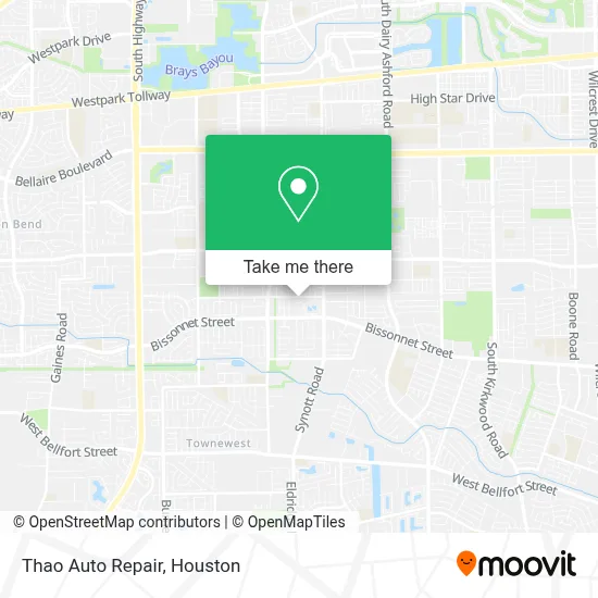 Thao Auto Repair map