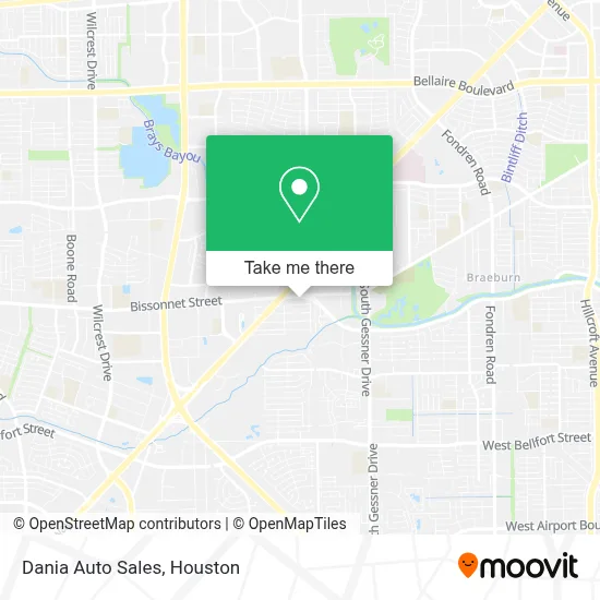 Dania Auto Sales map