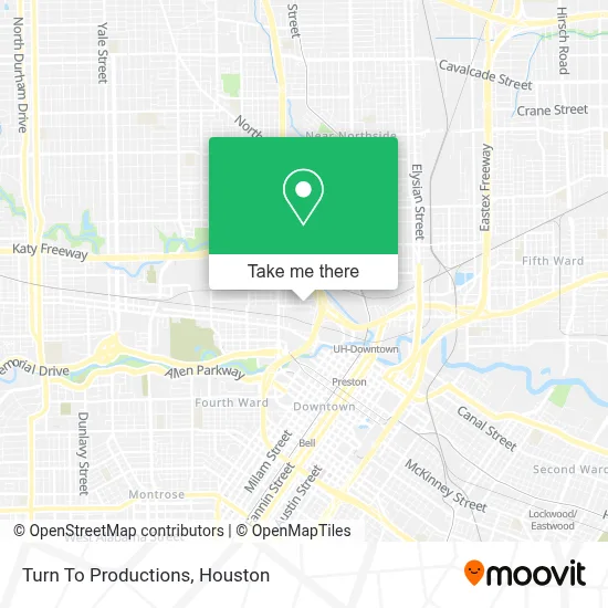 Turn To Productions map