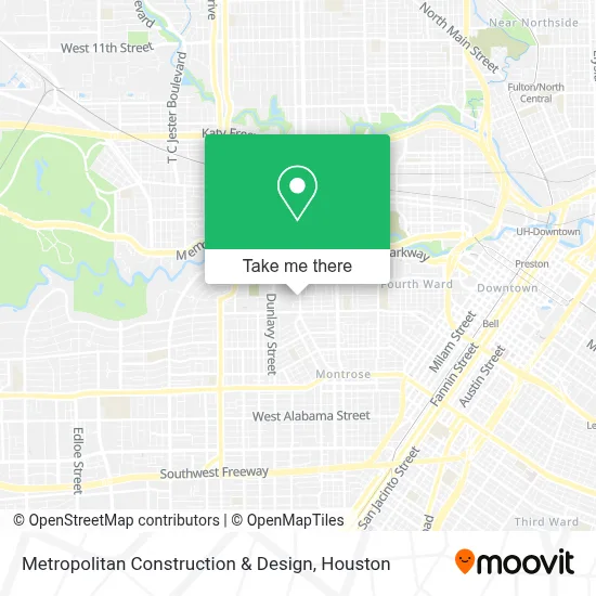Metropolitan Construction & Design map