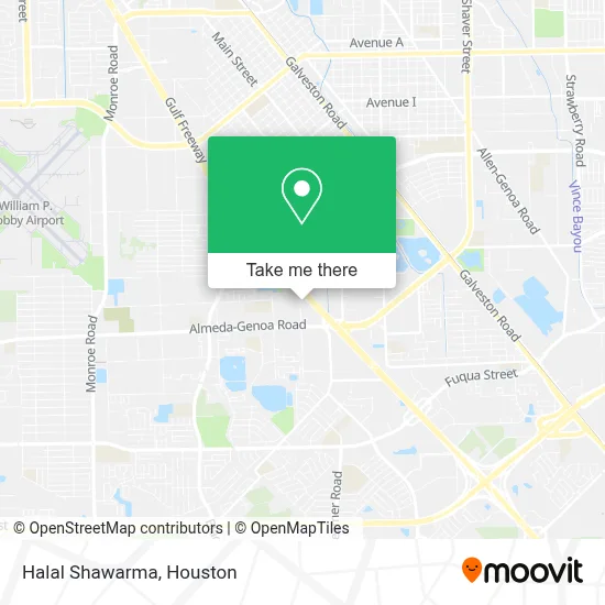 Halal Shawarma map