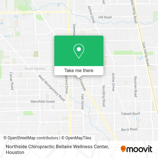 Northside Chiropractic Bellaire Wellness Center map