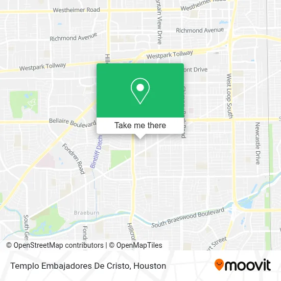 Templo Embajadores De Cristo map