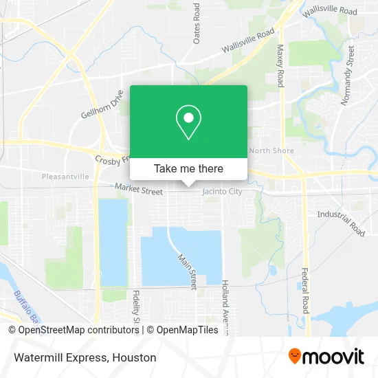 Watermill Express map