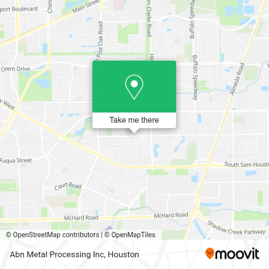 Abn Metal Processing Inc map
