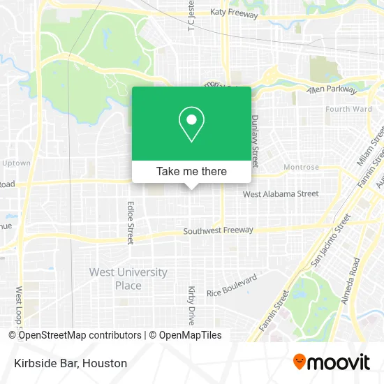 Kirbside Bar map