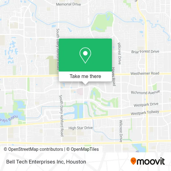Bell Tech Enterprises Inc map