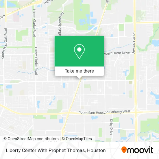 Liberty Center With Prophet Thomas map