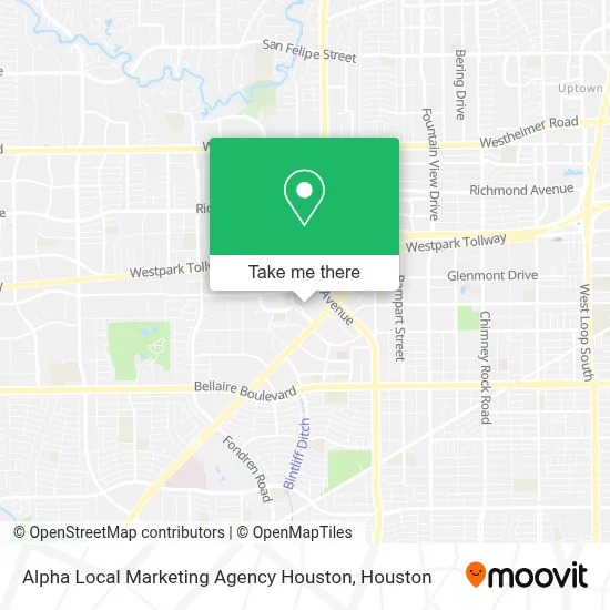 Alpha Local Marketing Agency Houston map
