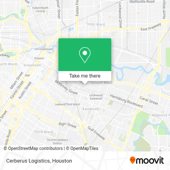 Cerberus Logistics map