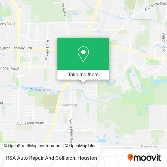 Mapa de R&A Auto Repair And Collision