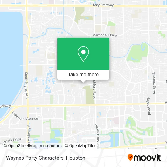 Waynes Party Characters map