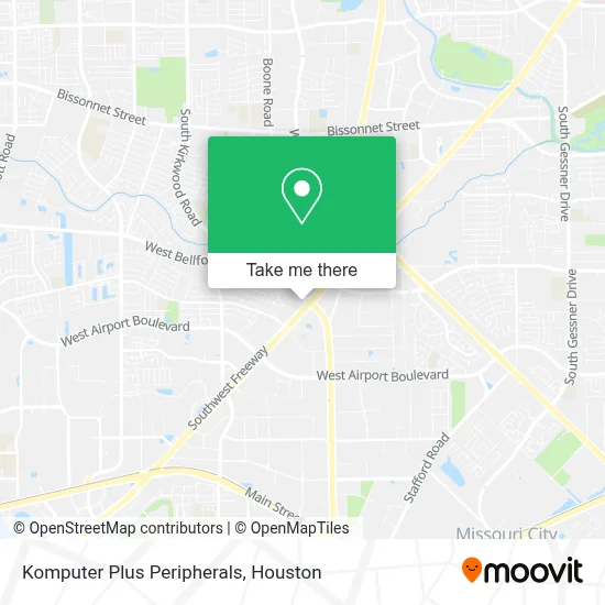 Mapa de Komputer Plus Peripherals