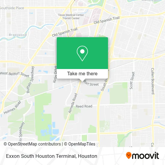 Exxon South Houston Terminal map