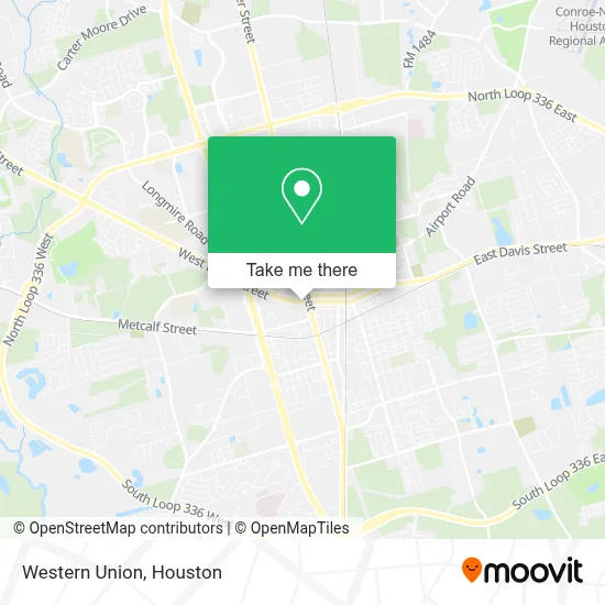 Western Union map