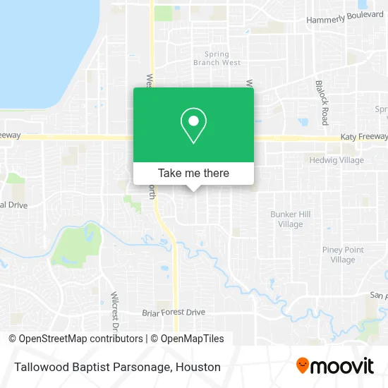 Tallowood Baptist Parsonage map