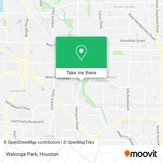 Watonga Park map