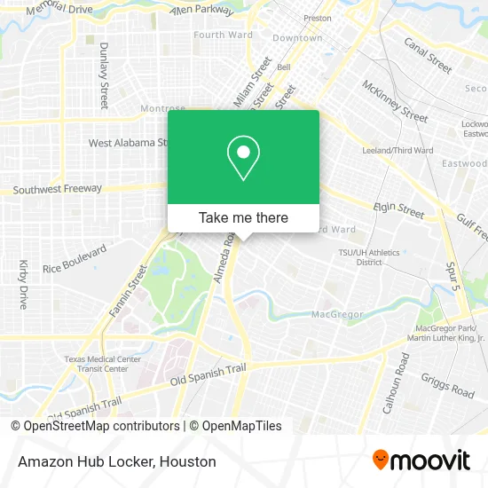 Amazon Hub Locker map