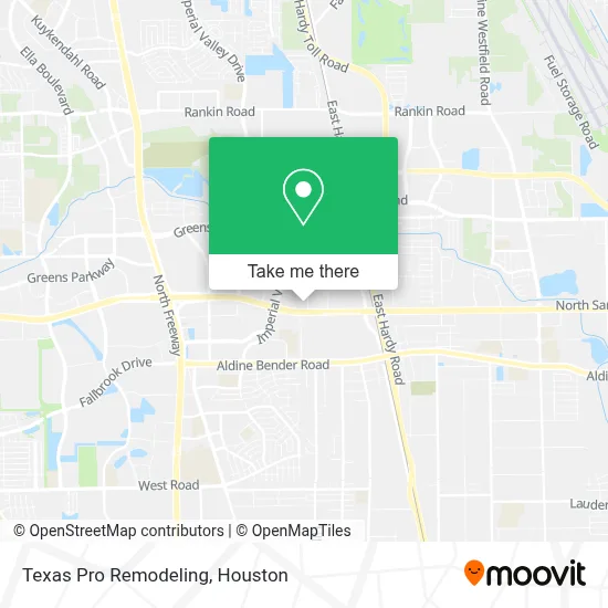 Texas Pro Remodeling map