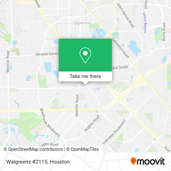 Walgreens #2115 map
