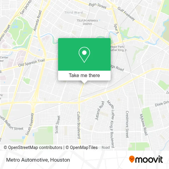 Metro Automotive map
