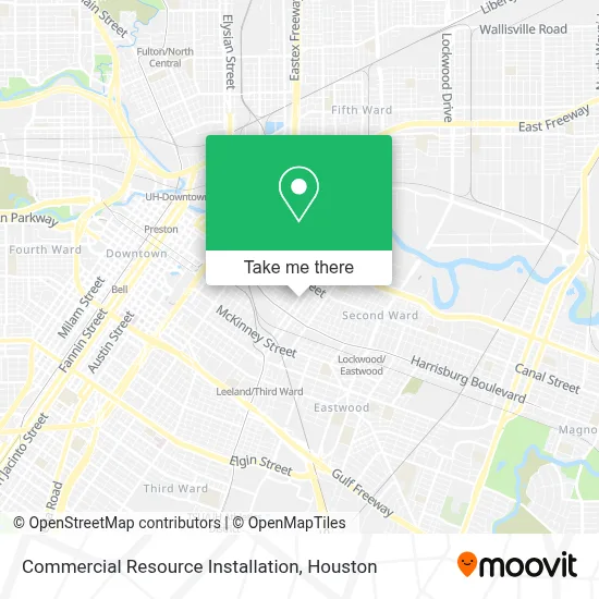 Commercial Resource Installation map